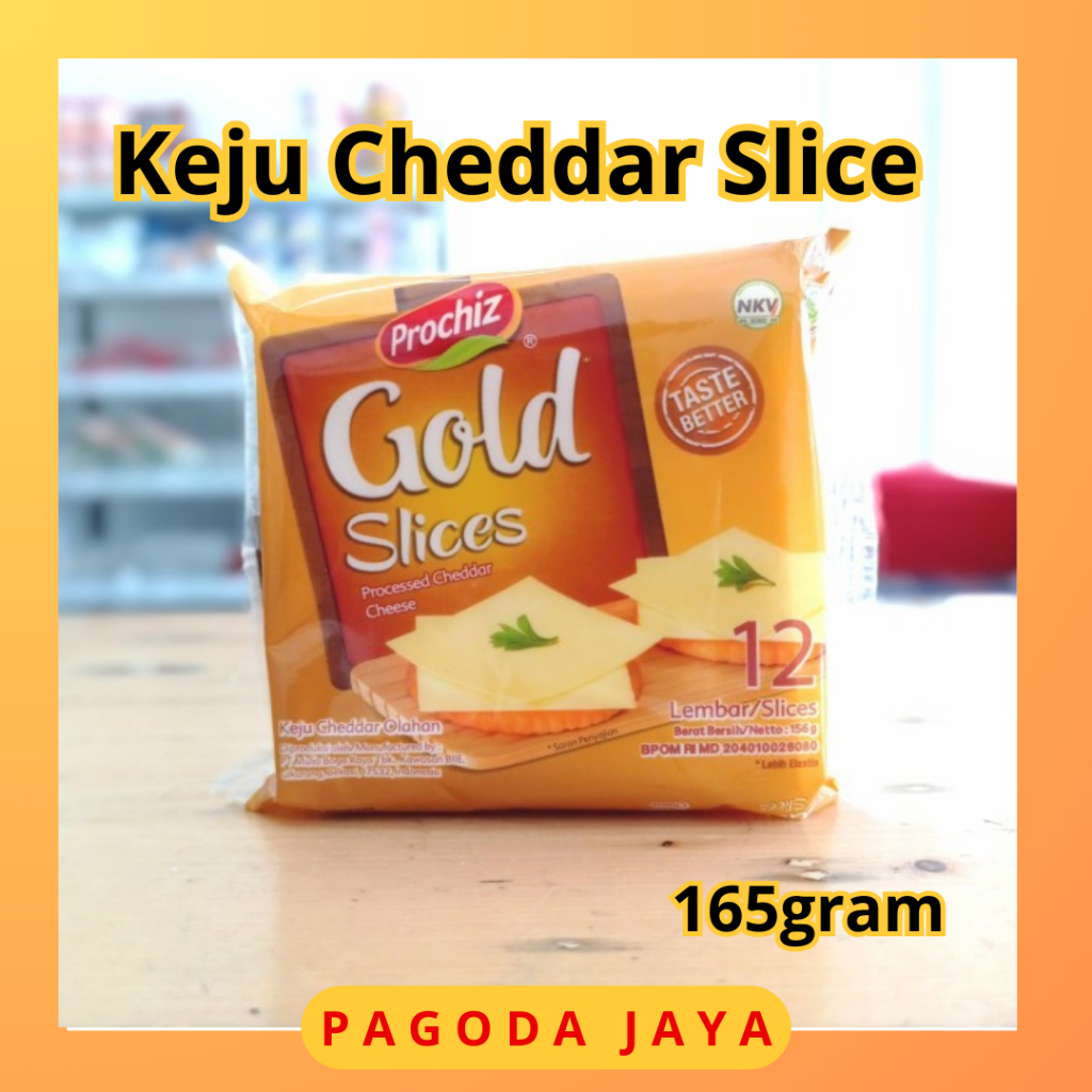 

Prochiz Gold Slice 12 pcs || Keju Lembaran