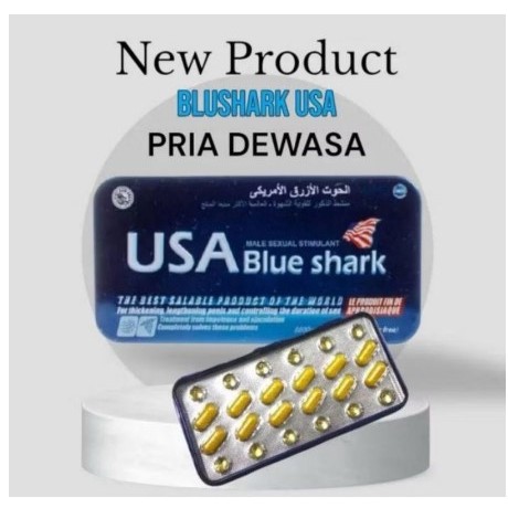 USA BLUE SHARK ASLI ORIGINAL OBAT HERBAL