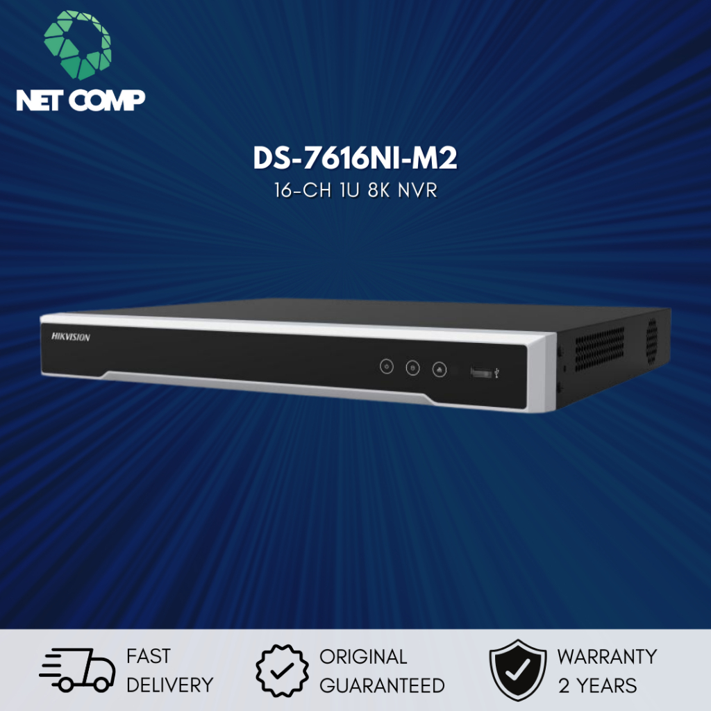 HIKVISION DS-7616NI-M2 16-ch 1U 8K NVR