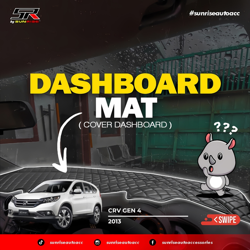 Karpet Dashboard CRV GEN 4 2013 Karpet Dashboard Mobil CRV GEN 4 2012-2017 Cover Alas Dashboard Prem