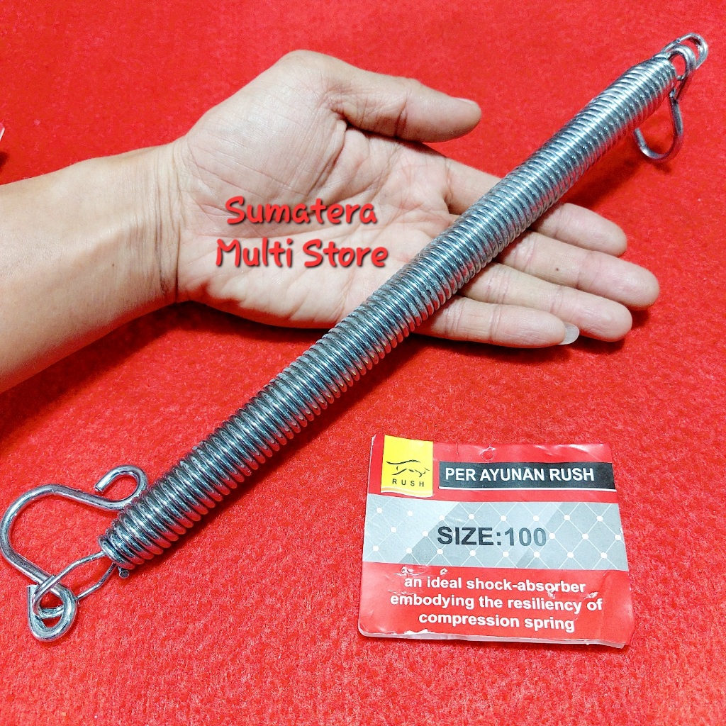 Rush Per Ayunan Single Baja 100 LBS - Hammock Spring Tunggal - Pegas / Per Tarik