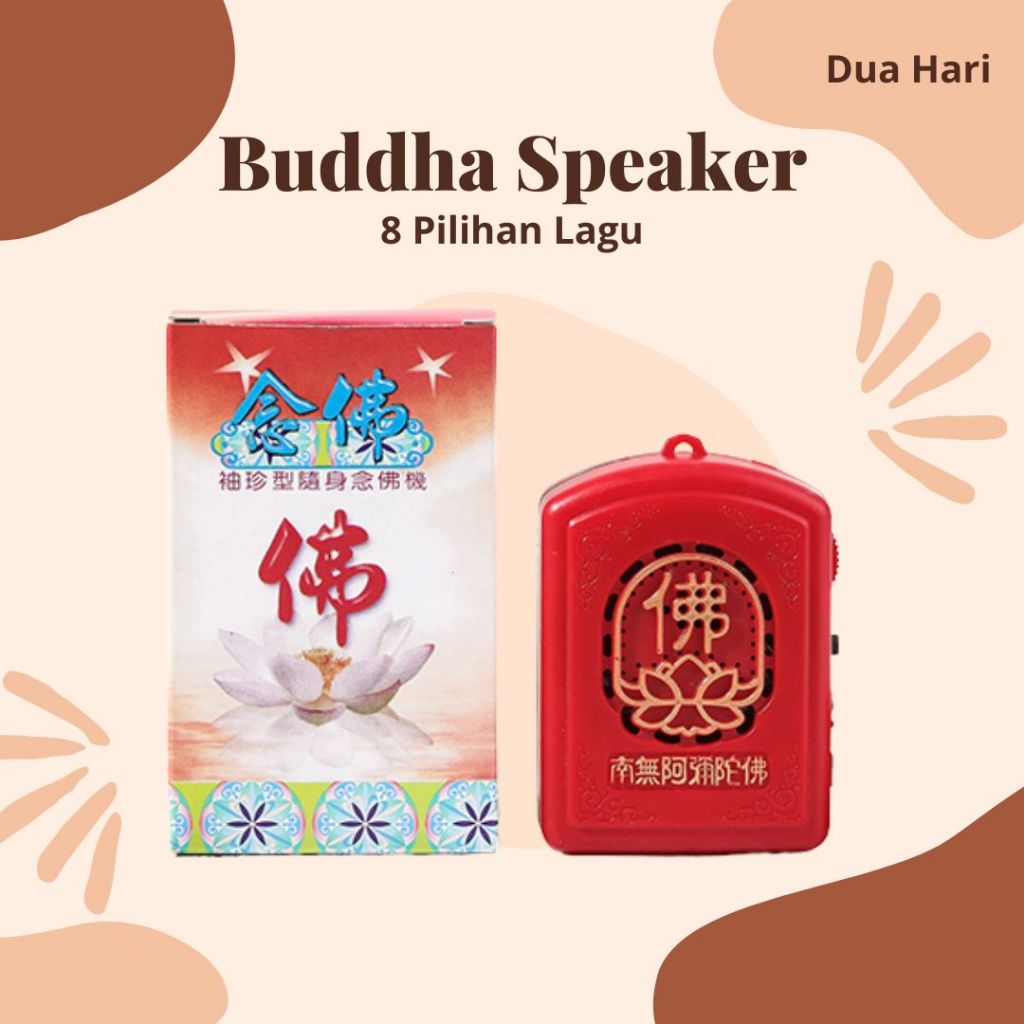 Portabel Mini Hang Buddha berdoa MP3 Mesin Budha Speaker Budha Chantting Player 8 Lagu