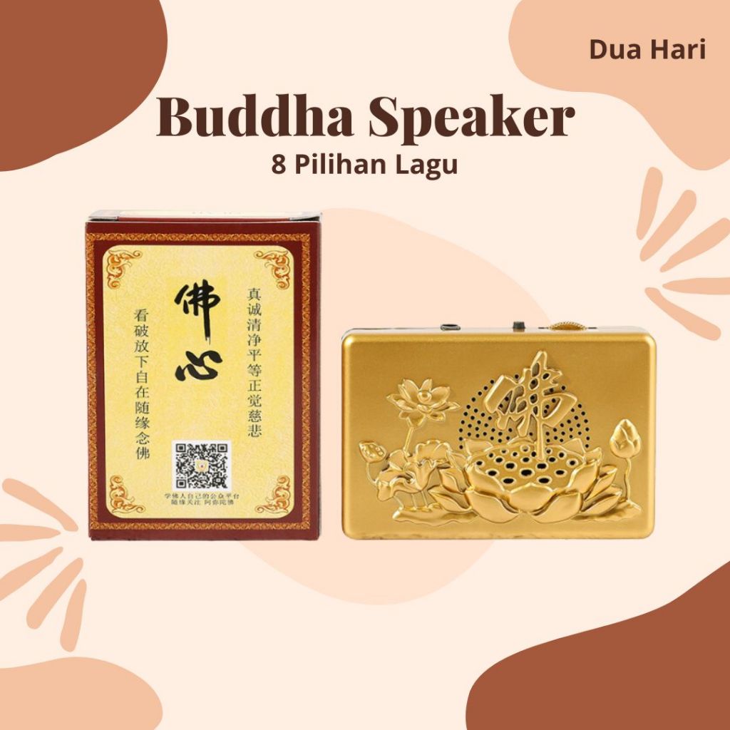 Mp3 Speaker Portable Alat 8 Lagu Doa Sembahyang Parita Buddha Battery Listrik
