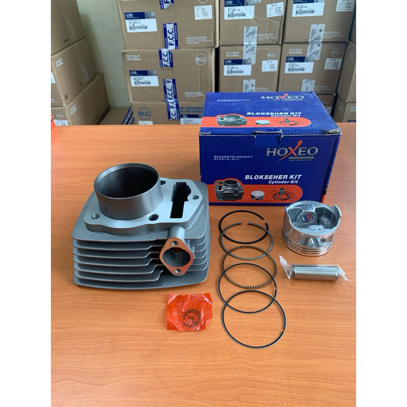 (HOXEO) Blok Cylinder Set Tiger KCN / Blok Seher Kit Tiger Revo / Original