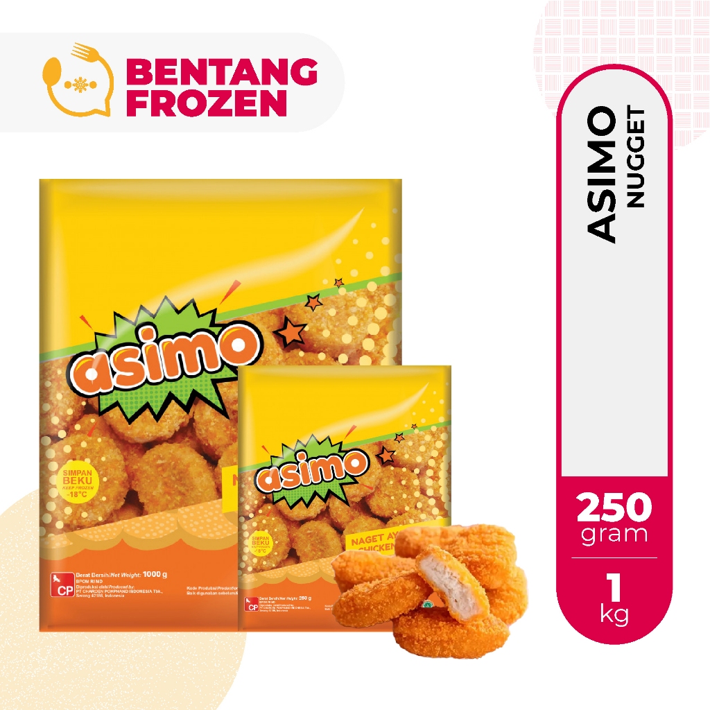 

Asimo Chicken Nugget 250gr - 1kg / Naget Ayam