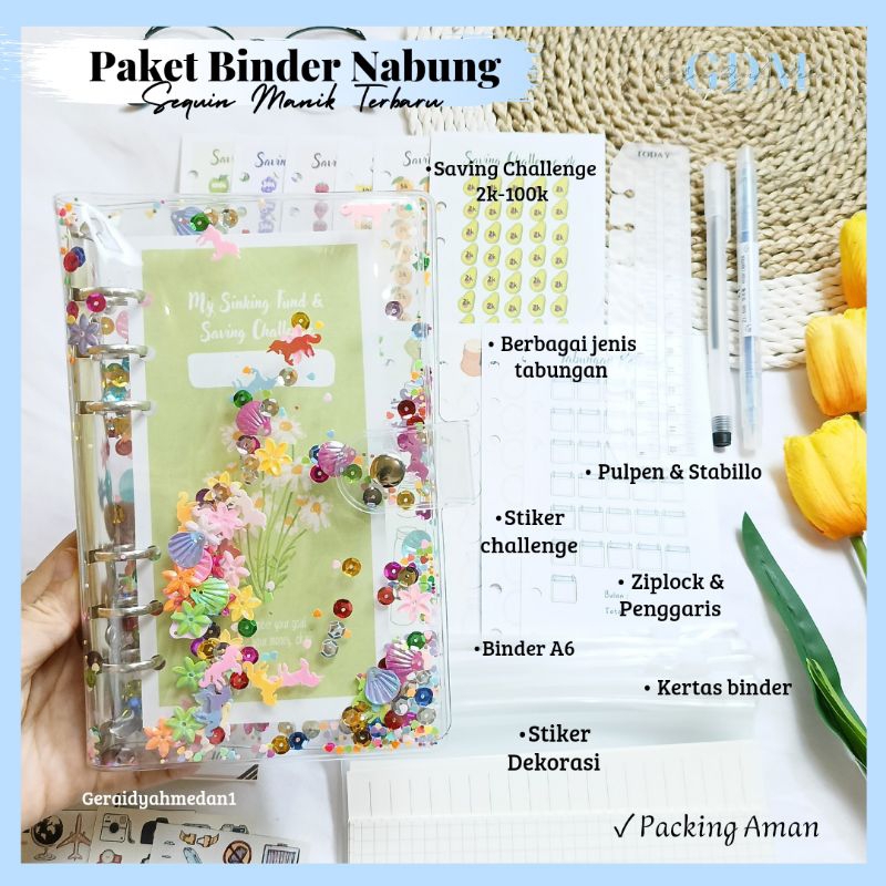 

Paket Binder Nabung Sequin Manik Lengkap Terbaru 10 Ziplock