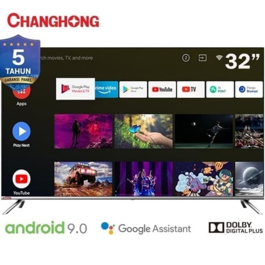 LED TV CHANGHONG 32H7 32 inch  ANDROID 9.0 SMART TV L32H7