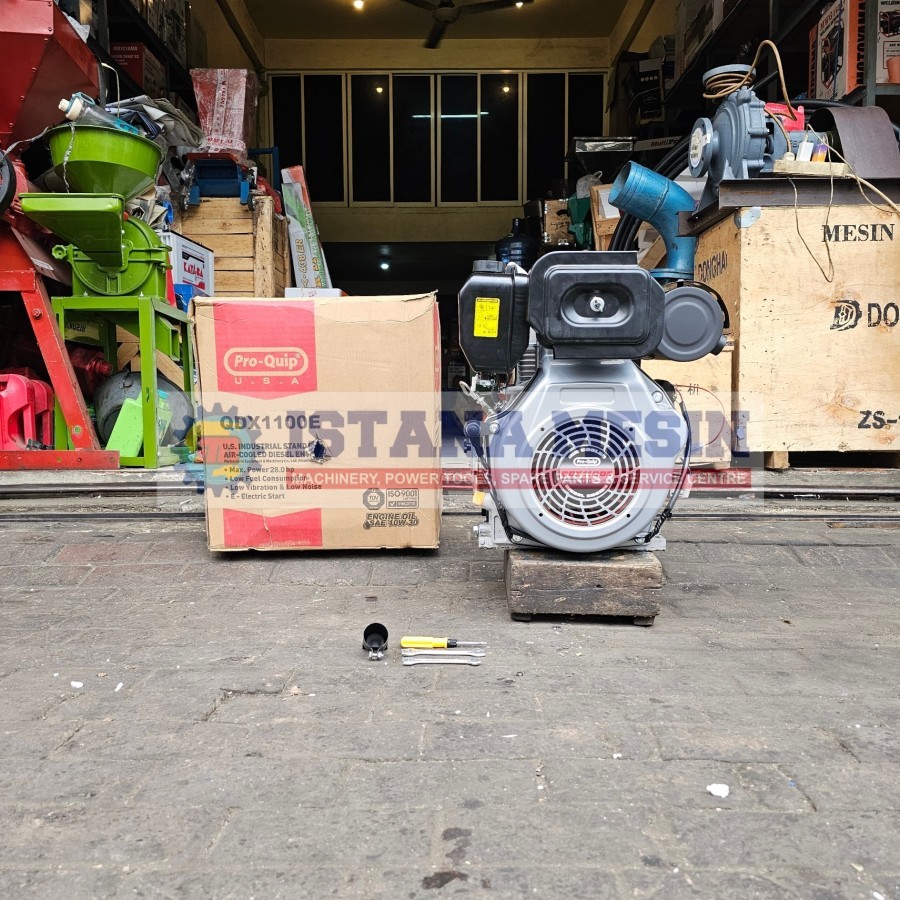 MESIN PENGGERAK SERBAGUNA TARIK SOLAR VERTICAL DIESEL ENGINE STARTER PROQUIP QDX 1100E