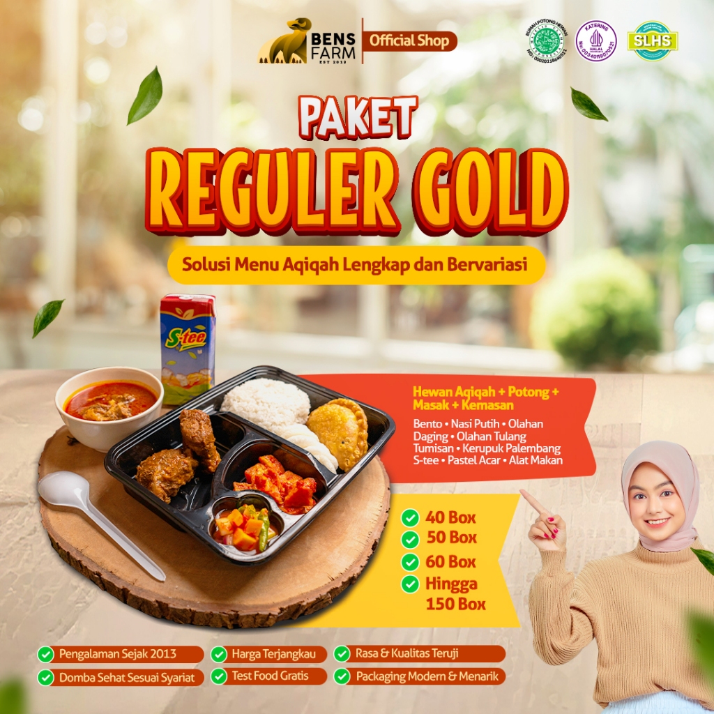 

Bens Farm - Paket Aqiqah Reguler Gold
