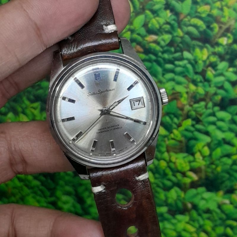 Jam tangan pria Seiko Sportsman diashock17 jewels