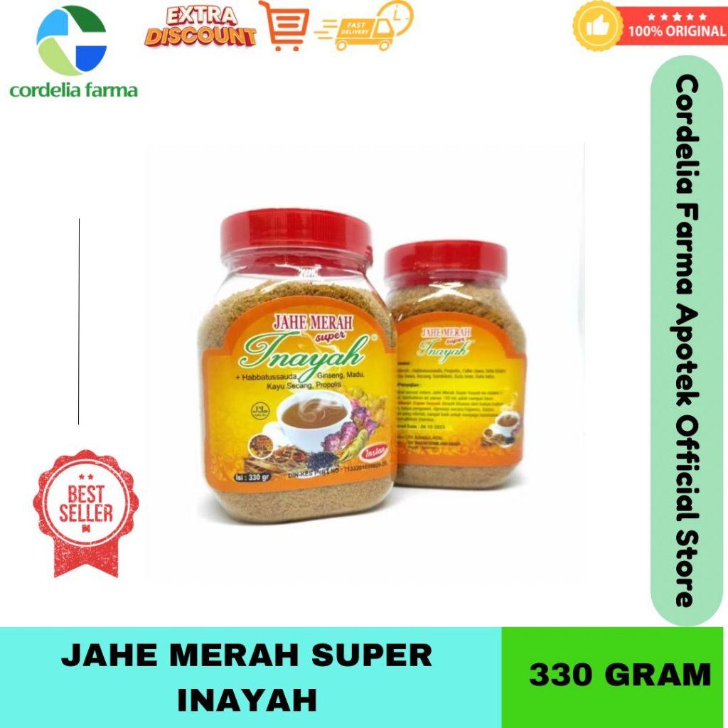 

Jahe Merah Inayah - Jahe Instant - Serbuk Jahe merah + propolis