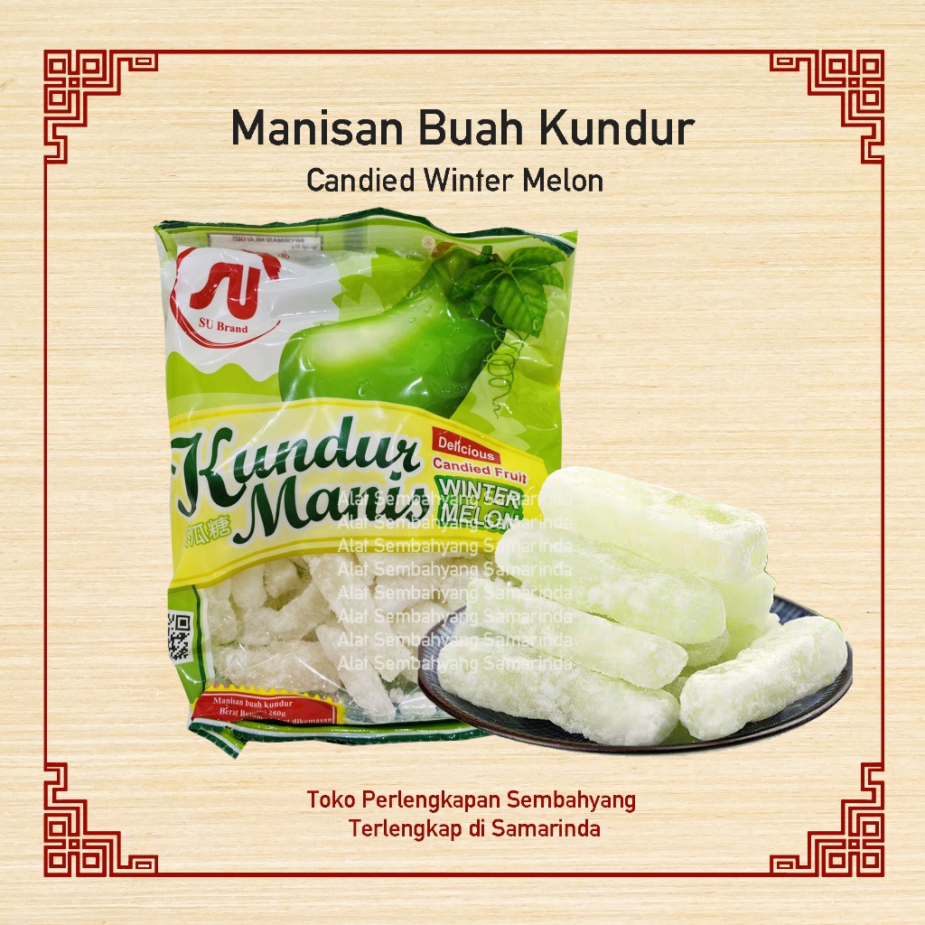 

Manisan Kundur / Candied Winter Melon / Tangkwe 250 gr Su Brand