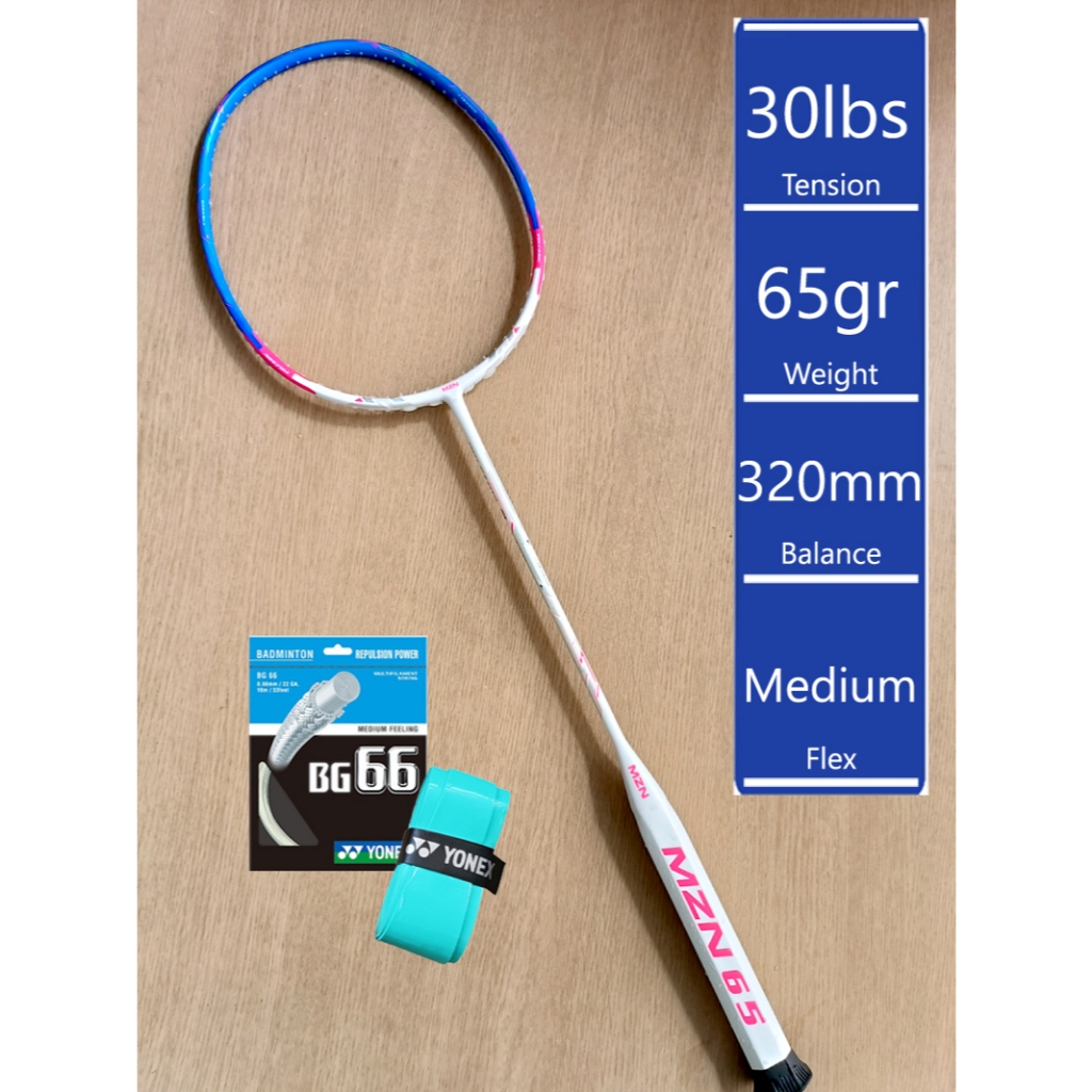 MZN VULCANIC 7 Lite TEHNIC FULL CARBON RINGAN 65 gr mizuno RAKET BADMINTON BULUTANGKIS