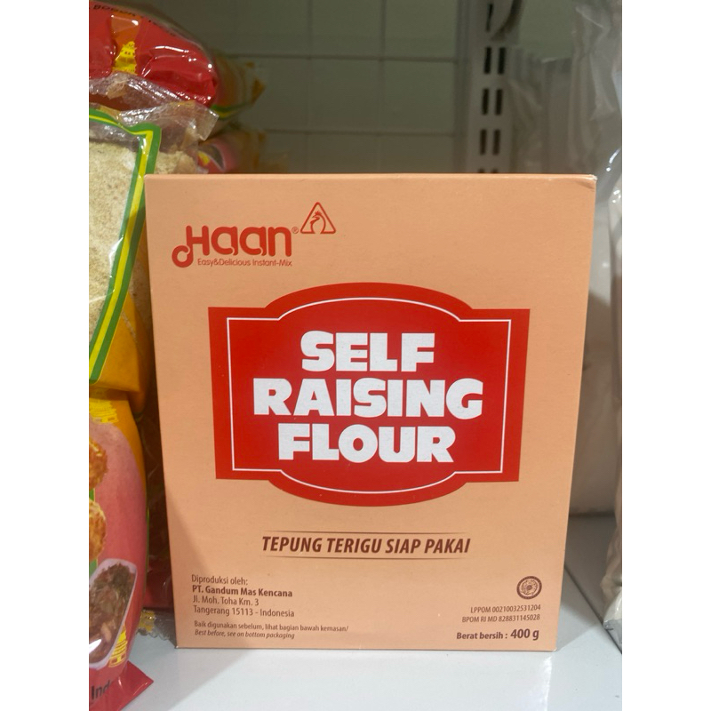 

haan self raising flour 400gr
