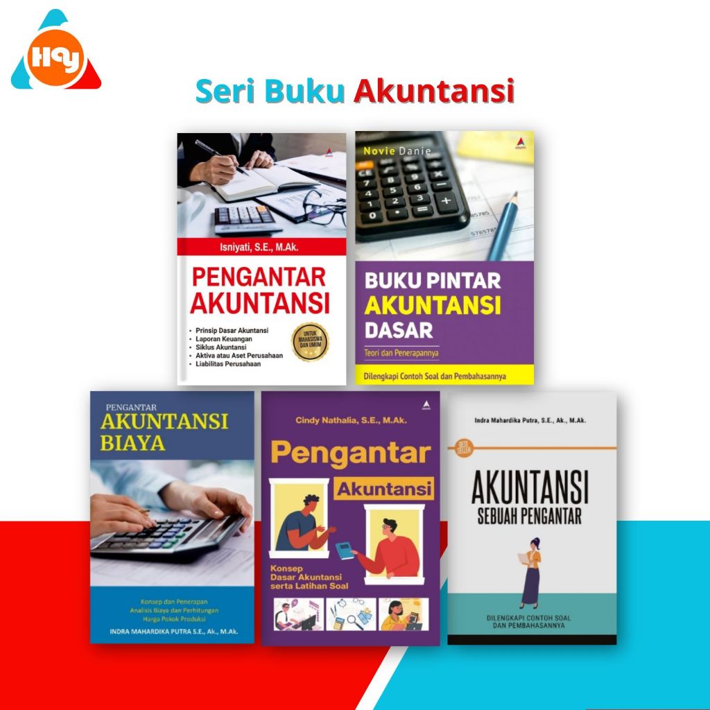 Buku Akuntansi | Pengantar Akuntansi,Buku Pintar Akuntansi Dasar,Akuntansi Sebuah Pengantar,Akuntans