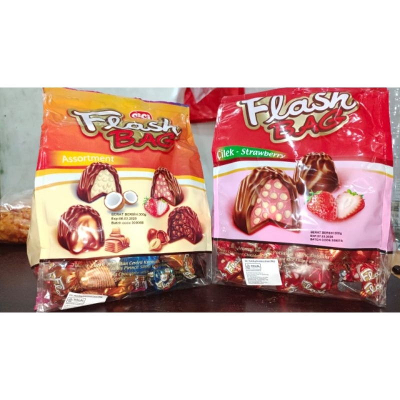 

COKLAT FLASH BAG KEMASAN 300gr CEMILAN MURAH