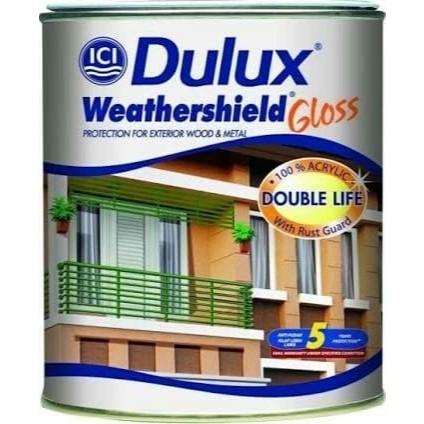 CAT MINYAK EKSTERIOR DULUX WEATHERSHIELD GLOSS - 0.9 LT