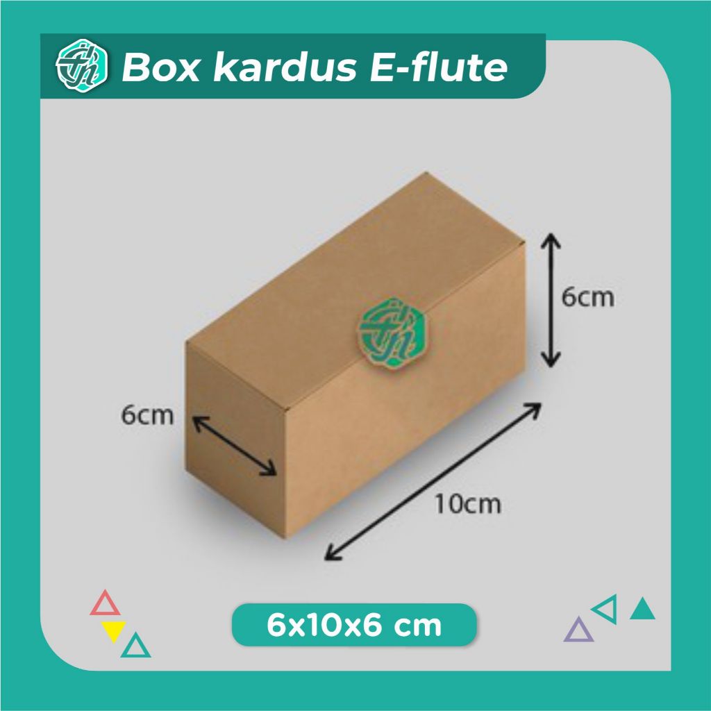 

KARDUS/BOX/KARTON PACKING | PACKAGING UKURAN 6x10x6cm BAHAN E FLUTE