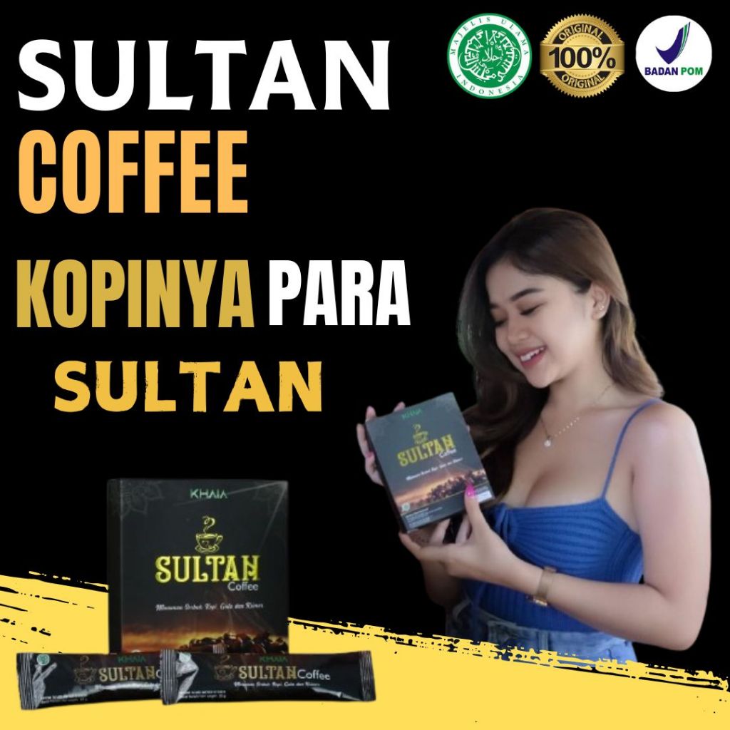 

Kopi KHAIA 3 SACHET Sultan Coffee | Kopi Sultan-CO | Coffee Sultan | Kopi Stamina