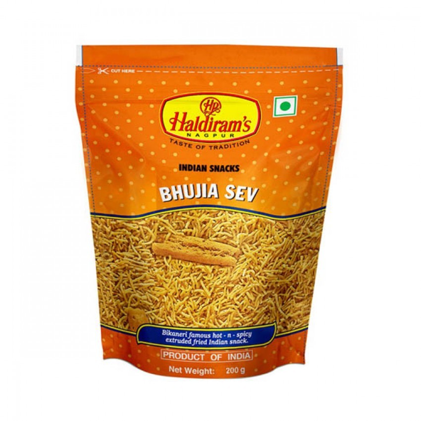 

Sev Bhujia Haldiram's 200gr / Snack India Cemilan Mie Haldirams 200 Grams