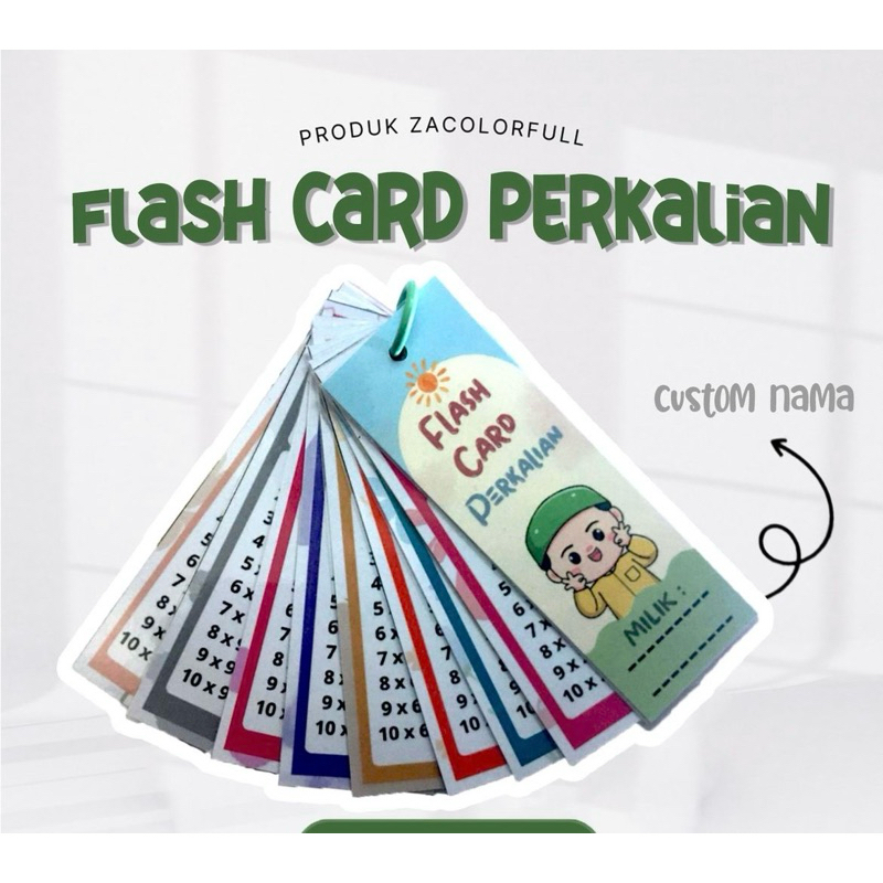 

Flash card Perkalian