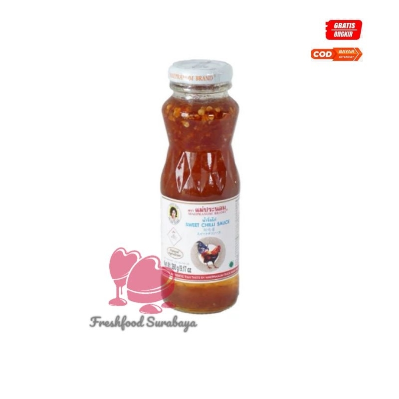 Maepranom sweet chili Saus chili Thailand 260gram
