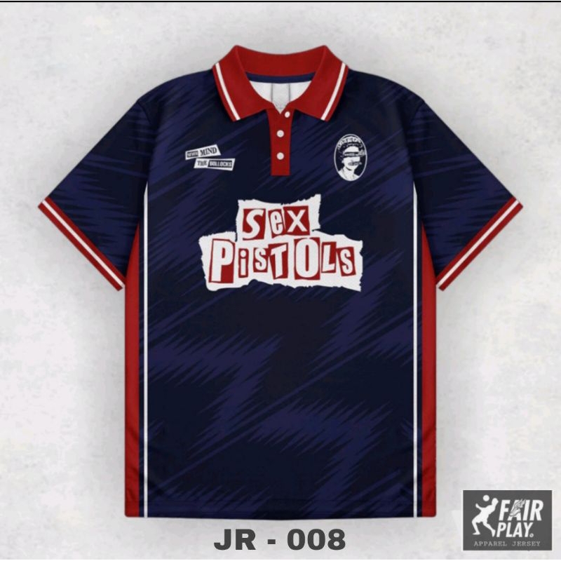 jersey SEX PISTOLS vintage music series // jersey fantasi // jersey sepak bola // jersey futsal // j