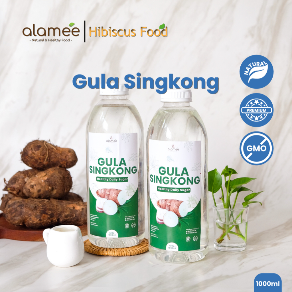 

ALAMEE Gula Singkong Ketela Organik Cair Asli Rendah Kalori Pemanis Sweetener Fructose Gluten Free