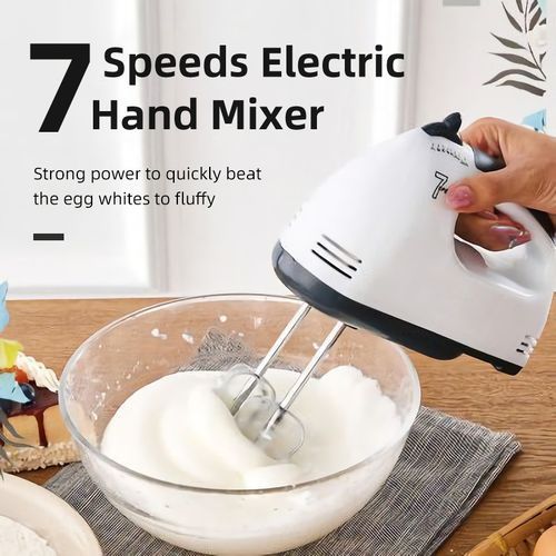 COD Super Hand Mixer Elektrik Pengaduk 7 Kecepatan Otomatis Alat Pengaduk Adonan