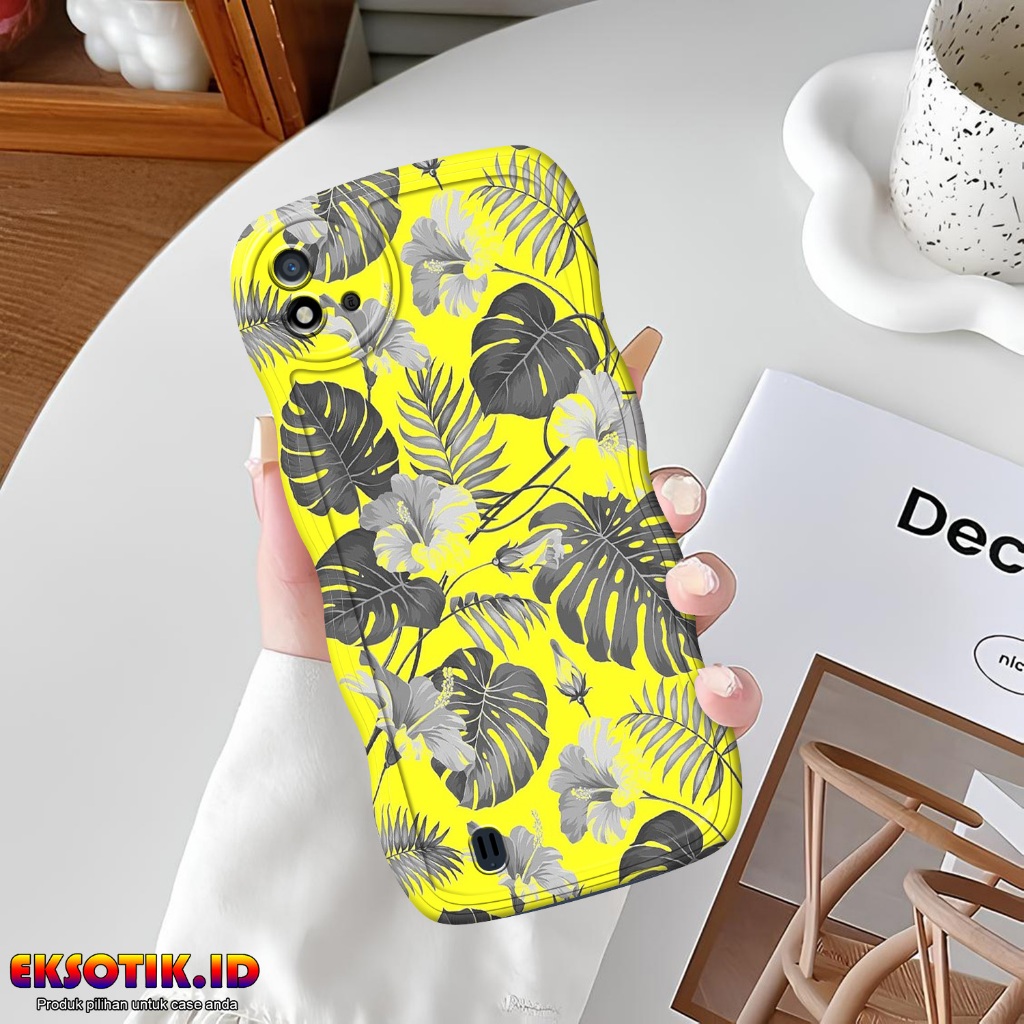 Case Realme C11 2021 Gelombang - Casing Realme C11 2021 - Silikon  Realme C11 2021 - Softcase Realme