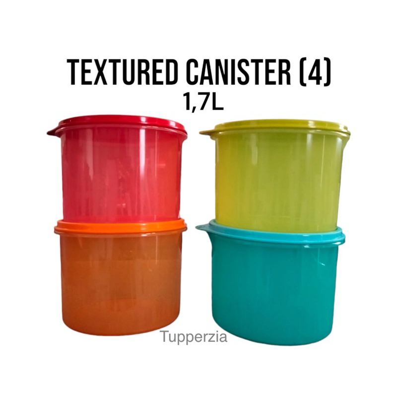 Texture Canister (4) Tupperware