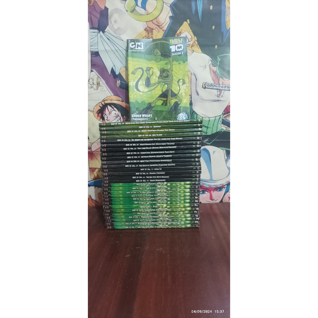 BEN 10/BEKAS (SERI 1-17, 19-25, 28,30,31,34)