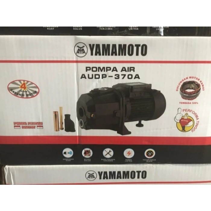 Pompa Air Jet Pump 40 meter YAMAMOTO AUDP-370A Pompa Sumur Dalam Jetpump