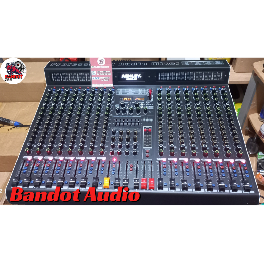 Mixer Ashley Hero 16 Original / Mixer ASHLEY HERO16 Ada Compressor Per Channel