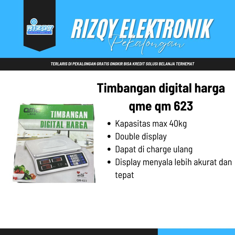 Timbangan digital harga qme qm-623