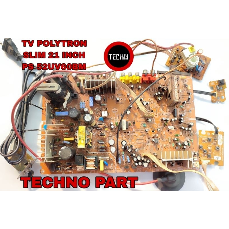 MESIN TV POLYTRON SLIM 21 INCH ( PS 52UV60BM)