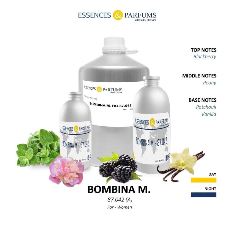 Bibit parfum Searah Vict Scret Bomsh3l Magic ( BOMBINA M ) 500ML Segel by Essences & PARFUMS