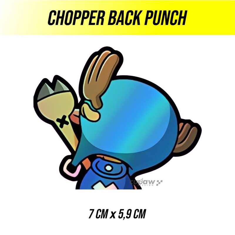 

Stiker One piece Chopper Hologram
