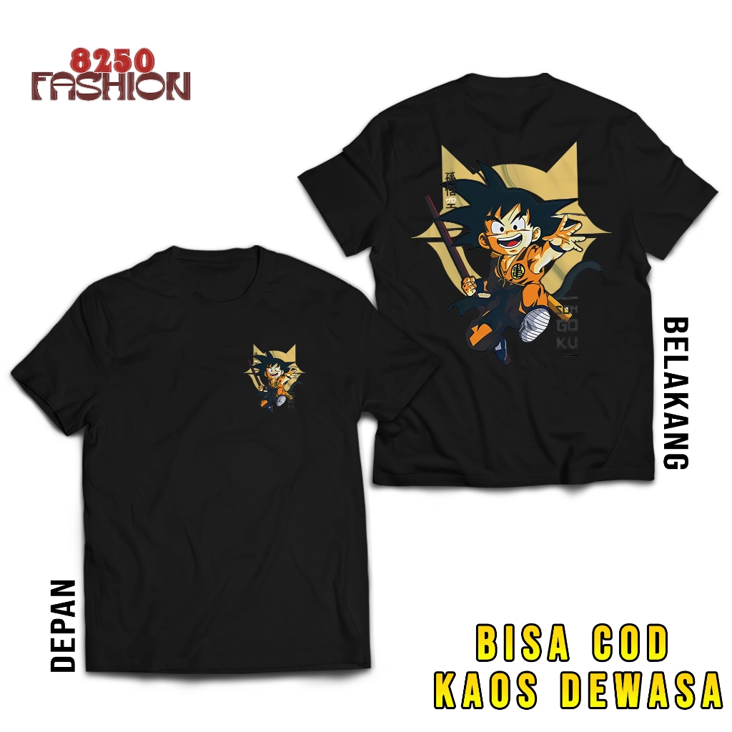 KAOS DEWASA DRAGONBALL SON GOKU BAJU ANIME DRAGONBALL KAOS DRAGONBALL KEREN KAOS PRIA WANITA UNISEX
