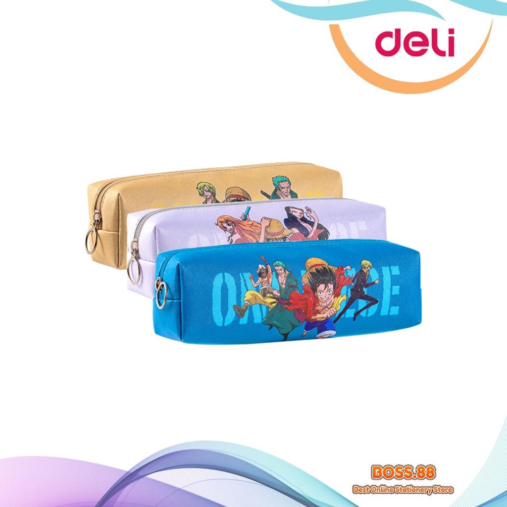 

PENCIL CASE / TEMPAT PENSIL RIT DELI H-913 (1 PCS)