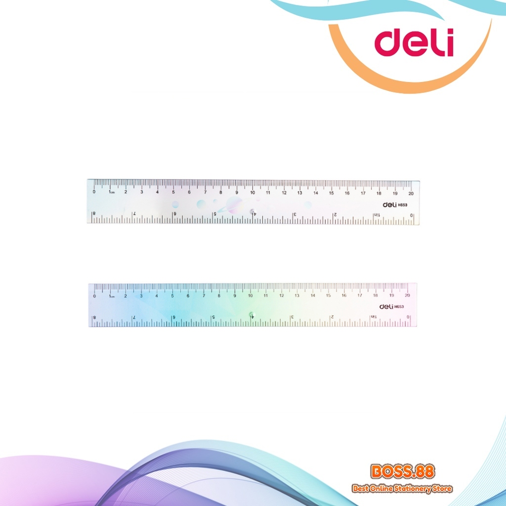 

RULER / GARISAN 20 CM DELI H-653 (1 PCS)