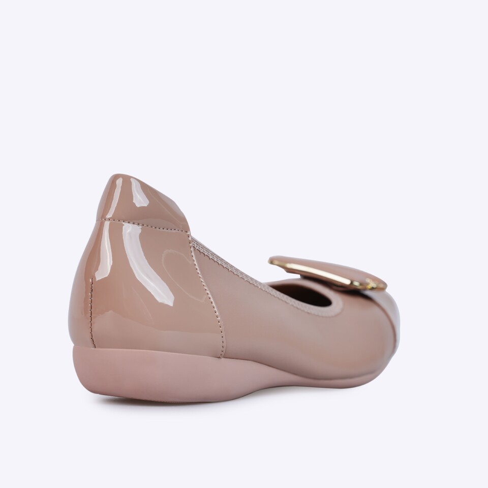 Everbest Kairi Flat Shoes Ballerina Wanita Nude Beige