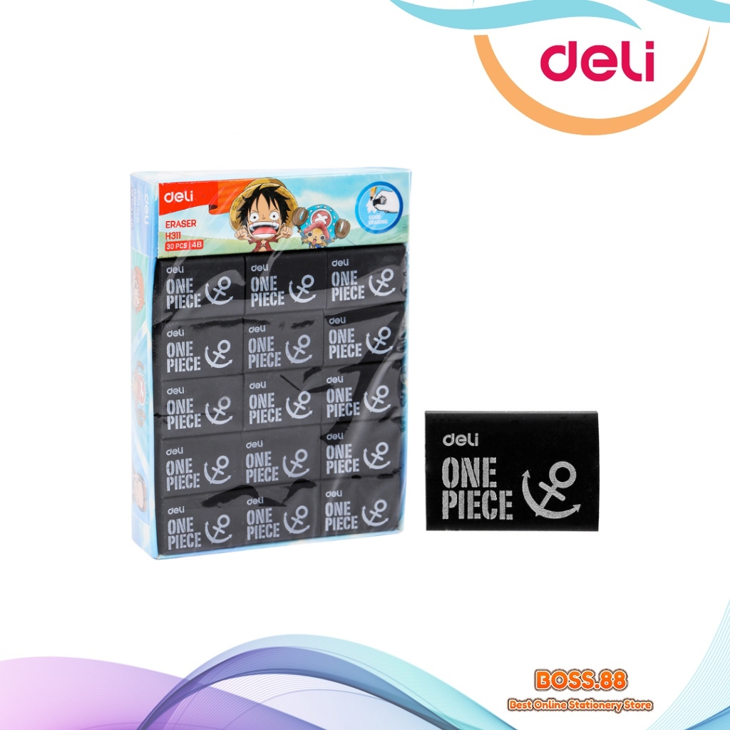 

ERASER / PENGHAPUS DELI H-311 ONE PIECE (1 BOX)