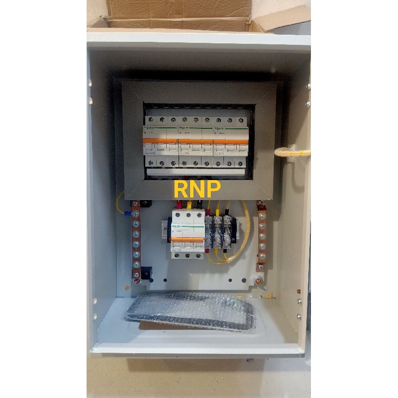 panel 3 phase output 3 phase box indoor ukuran 30x40cm komplit