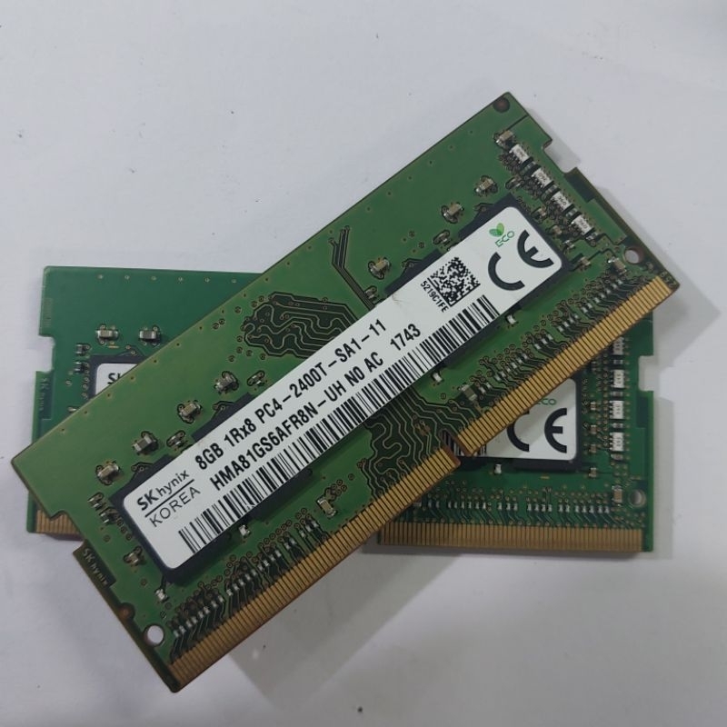 Memory RAM Laptop Sodimm Ddr4 8gb 2400T SkHynix- Memory Ram Sodim PC4 8Gb 2400Mhz Second Original