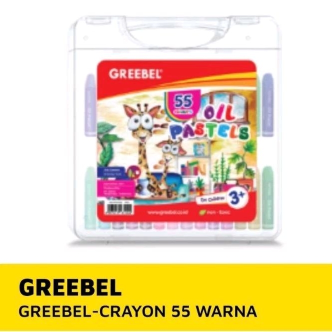 

crayon greebel 55 warna hemat lebay