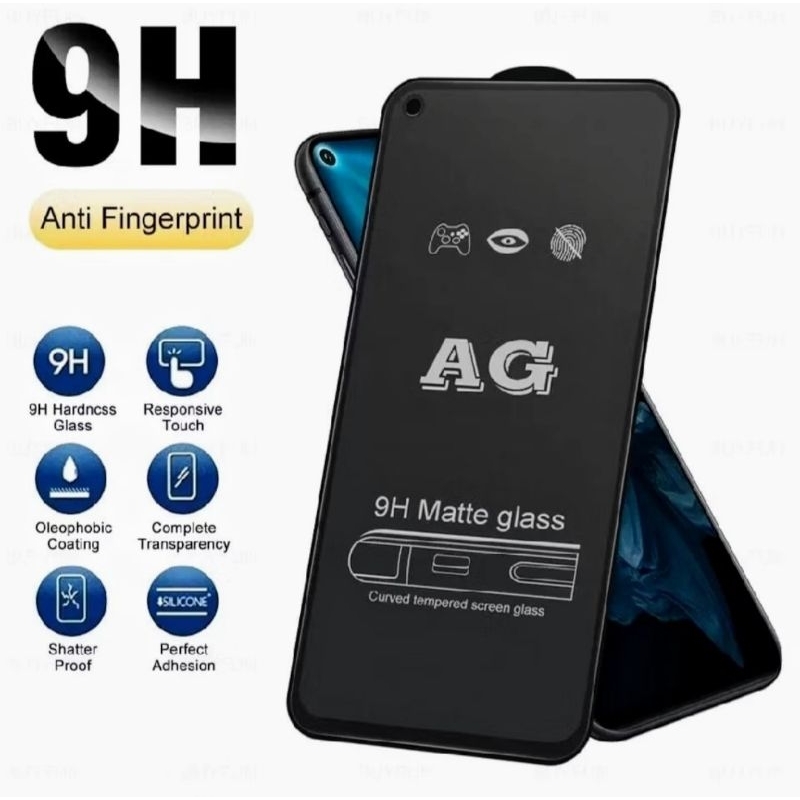 Tempered Glass AG Matte OPPO A1K A3S A5 A5S A7 A7X A8 A9 A11 A11X A11K A12 A12E A12S A15 A15S A16 A1
