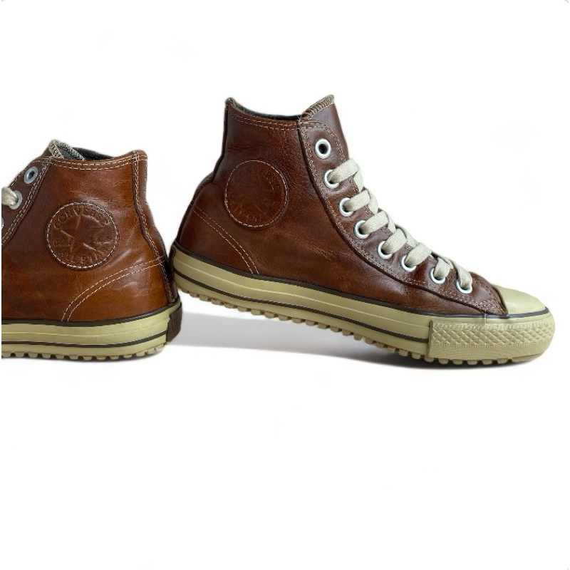converse chuck taylor all star hi leather pinecone
