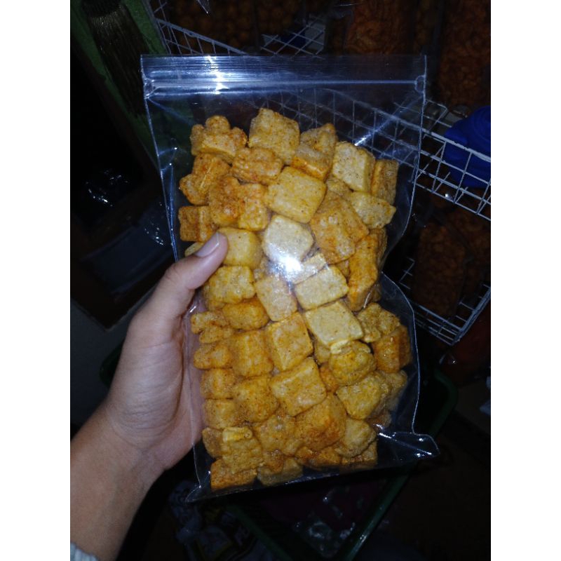 

kerupuk rambak pedas