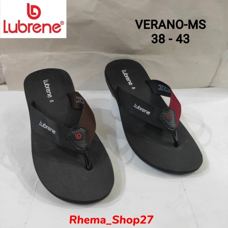 SANDAL LUBRENE VERANO-MS #TERBARU Sandal Spon Jepit Pria Lubrene ORI 38-43
